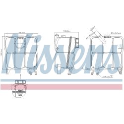 Coolant Expansion Tank NISSENS 996138 OE Ref 1225842 NISSENS