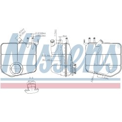 Coolant Expansion Tank NISSENS 996143 OE Ref 1079251 NISSENS