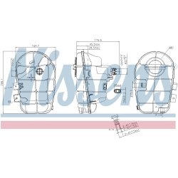 Coolant Expansion Tank NISSENS 996145 OE Ref 4G0121403G NISSENS