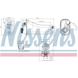 Coolant Expansion Tank NISSENS 996155 OE Ref 17111436413 NISSENS