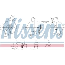Coolant Expansion Tank NISSENS 996167 OE Ref 17138742660