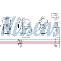 Coolant Expansion Tank NISSENS 996177 OE Ref 30741154 NISSENS