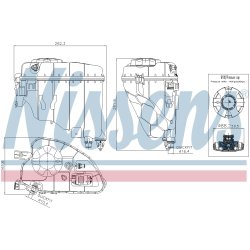 Coolant Expansion Tank NISSENS 996209 OE Ref 17138742975