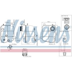 Coolant Expansion Tank NISSENS 996227 OE Ref 1405000549 NISSENS