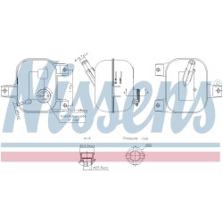 Coolant Expansion Tank NISSENS 996246 OE Ref 51717782