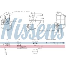 Coolant Expansion Tank NISSENS 996294 OE Ref 6G918K218FA