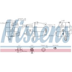 Coolant Expansion Tank NISSENS 996307 OE Ref 1358583080