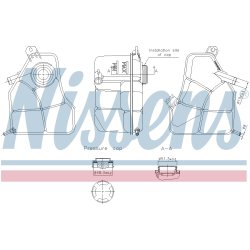 Coolant Expansion Tank NISSENS 996308 OE Ref 1142509
