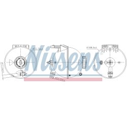 Coolant Expansion Tank NISSENS 996309 OE Ref A9105010400
