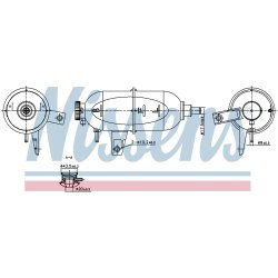 Coolant Expansion Tank NISSENS 996331 OE Ref 164700L011