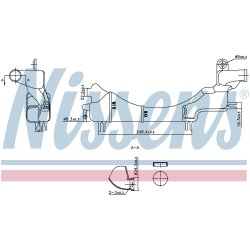 Coolant Expansion Tank NISSENS 996334 OE Ref 19101PLC000