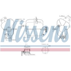 Coolant Expansion Tank NISSENS 996343 OE Ref 42657459