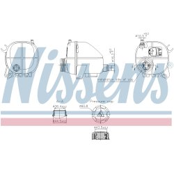 Coolant Expansion Tank NISSENS 996357 OE Ref 17139485733