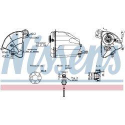 Coolant Expansion Tank NISSENS 996358 OE Ref 17137647283