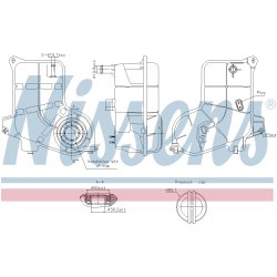 Coolant Expansion Tank NISSENS 996363 OE Ref 8E0121403E