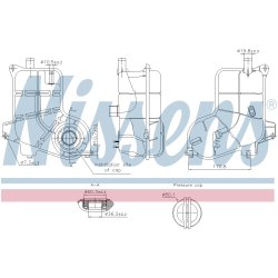 Coolant Expansion Tank NISSENS 996368 OE Ref 8E0121403D