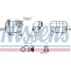 Coolant Expansion Tank NISSENS 996378 OE Ref 1304041