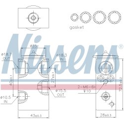 Expansion Valve NISSENS 999248 OE Ref 46723601 NISSENS