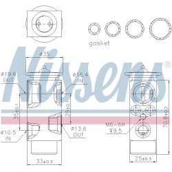 Expansion Valve NISSENS 999322 OE Ref 1331998 NISSENS