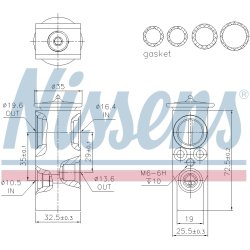 Expansion Valve NISSENS 999394 OE Ref A1648300084 NISSENS