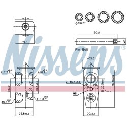 Expansion Valve NISSENS 999448 OE Ref 2007024