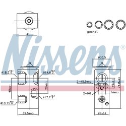 Expansion Valve NISSENS 999450 OE Ref 922700505R