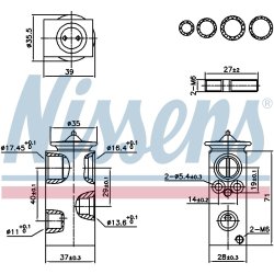 Expansion Valve NISSENS 999453 OE Ref AP3119849AA