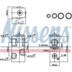 Expansion Valve NISSENS 999457 OE Ref 922706913R