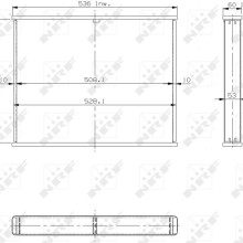 Radiator Core NRF 13954 NRF
