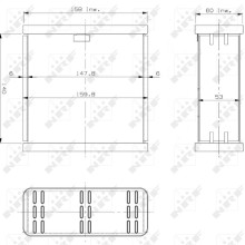 Radiator Core NRF 13973 NRF