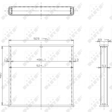 Radiator Core NRF 13976 NRF