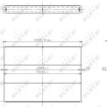Radiator Core NRF 14790 NRF