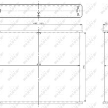 Radiator Core NRF 2114 NRF