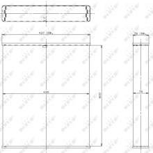 Radiator Core NRF 2185 NRF