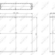 Radiator Core NRF 2370