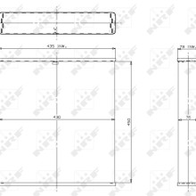 Radiator Core NRF 2370 NRF