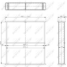 Radiator Core NRF 24533 NRF