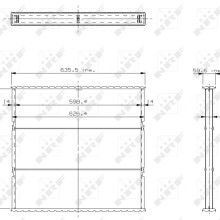 Radiator Core NRF 27832 NRF