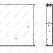 Radiator Core NRF 29046 OE Ref 162000530101 NRF