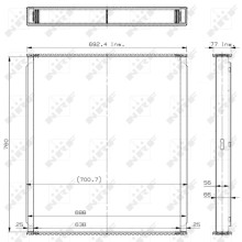 Radiator Core NRF 29888 OE Ref 8351188285 NRF
