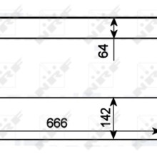 Intercooler NRF 30289 OE Ref 8K0145805G NRF