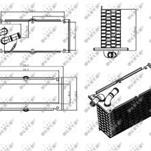 Intercooler NRF 30292 OE Ref 03F145749B NRF