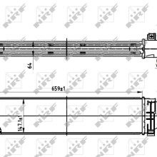 Intercooler NRF 30304 OE Ref 1382884 NRF