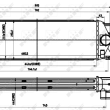 Intercooler NRF 30310 OE Ref 2E0145804 NRF