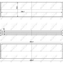 Intercooler NRF 30358 OE Ref 144960015R NRF