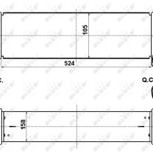 Intercooler NRF 30359 OE Ref 17517533475 NRF