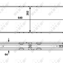 Intercooler NRF 30505 OE Ref 2E0145804A NRF