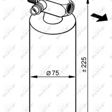 AC Dryer NRF 33079 OE Ref 20490947 NRF