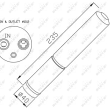 AC Dryer NRF 33225 OE Ref 6455FK