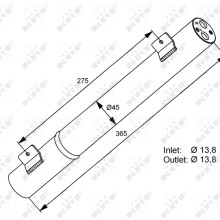 AC Dryer NRF 33308 OE Ref 1698300083 NRF